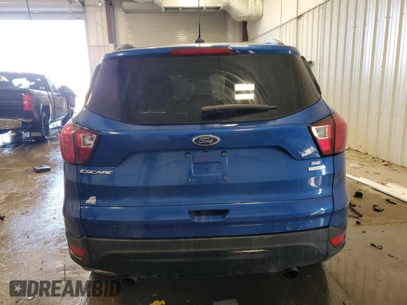 2019 Ford Escape SE with VIN 1FMCU0GD5KUA13618, listed as a Copart auction lot 42939595 with 110,426 mi miles and Non Repairable. Bid and sale history available at carsss.com. Image 6.