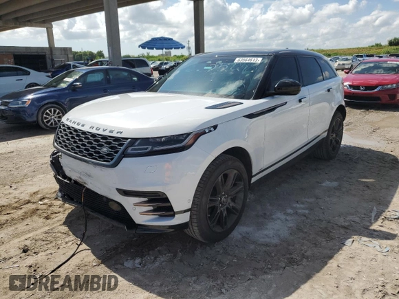 2021 Land Rover Range Rover Velar R-Dynamic S with VIN SALYT2EX9MA309471, listed as a Copart auction lot 63564613 with 22,663 mi miles. Bid and sale history available at carsss.com. Image 1.