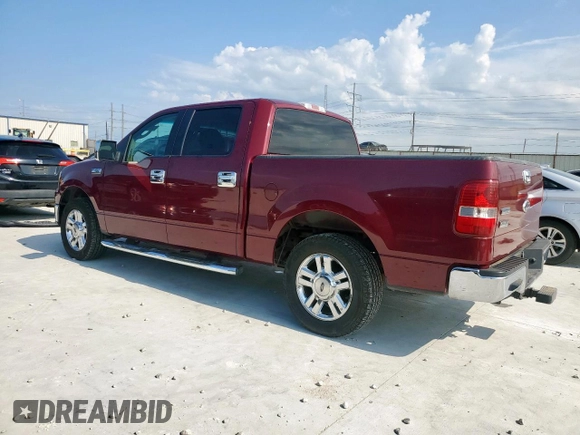 2006 Ford F-150 XLT with VIN 1FTRW12W46KC73789, listed as a Copart auction lot 60984605 with 126,185 mi miles and Salvage title. Bid and sale history available at DreamBid. Image 2.