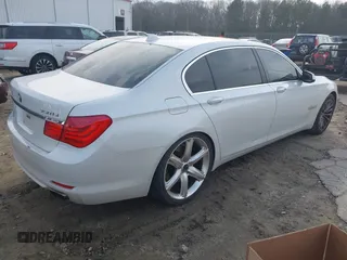 2011 BMW 7 Series 750Li with VIN WBAKB8C54BC852374, listed as a IAAI auction lot 41484350 with 137,388 mi miles. Bid and sale history available at carsss.com. Image 4.