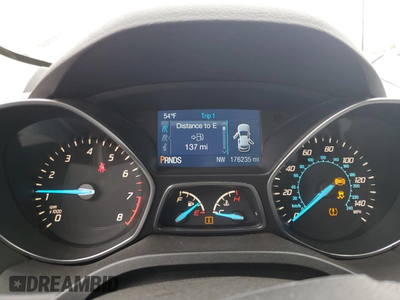 2013 Ford Escape SE z VIN 1FMCU9GX5DUD70573, wystawiony jako Copart lot #48716005 z przebiegiem 176 235 mil mil oraz Szkoda całkowita • Salvage title. Historia ofert i sprzedaży dostępna na DreamBid. Obrazek 9.