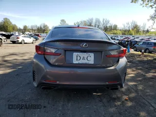 2017 Lexus RC 350 with VIN JTHSE5BC5H5008414, listed as a Copart auction lot 53828685 with 110,943 mi miles and Salvage title. Bid and sale history available at DreamBid. Image 6.
