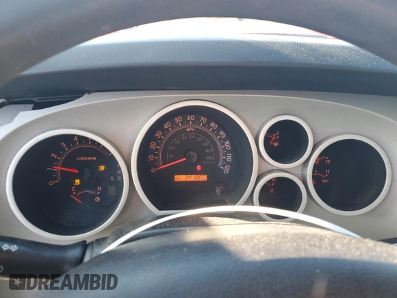 2008 Toyota Tundra with VIN 5TFET54198X020599, listed as a Copart auction lot 48550755 with 341,802 mi miles and Salvage title. Bid and sale history available at DreamBid. Image 9.