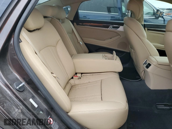 2017 Genesis G80 3.8L with VIN KMHGN4JE2HU177957, listed as a Copart auction lot 75120824 with 0 mi miles and Salvage Title. Bid and sale history available at carsss.com. Image 10.