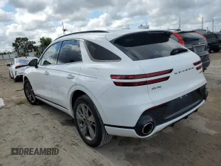 2022 Genesis GV70 Sport z VIN KMUMCDTC8NU040829, wystawiony jako Copart lot #73976134 z przebiegiem Nie podano mil oraz Nie do naprawy • Non repairable. Historia ofert i sprzedaży dostępna na DreamBid. Obrazek 2.