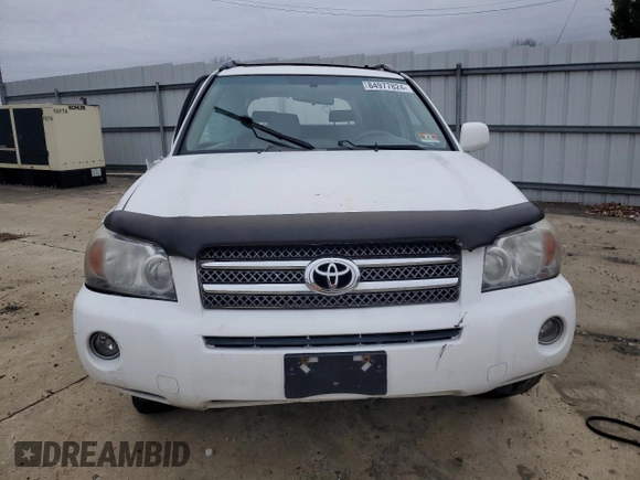 2007 Toyota Highlander Hybrid with VIN JTEGW21A970019300, listed as a Copart auction lot 84977824 with 162,984 mi miles and Salvage Title. Bid and sale history available at carsss.com. Image 5.