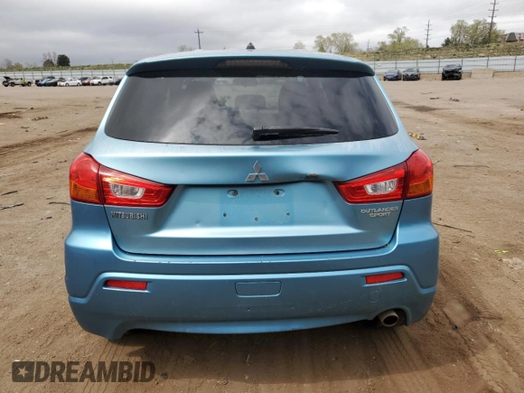 2011 Mitsubishi Outlander Sport SE with VIN JA4AR4AU1BZ012296, listed as a Copart auction lot 54903925 with 200,463 mi miles and Clean Title. Bid and sale history available at carsss.com. Image 6.