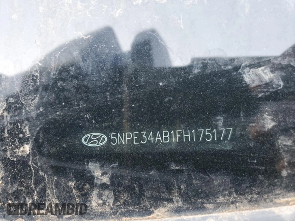 2015 Hyundai Sonata Limited z VIN 5NPE34AB1FH175177, wystawiony jako Copart lot #53101545 z przebiegiem 148 816 mil mil oraz Szkoda całkowita • Salvage title. Historia ofert i sprzedaży dostępna na DreamBid. Obrazek 12.