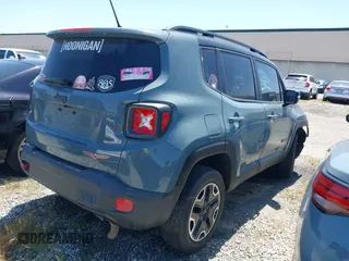 2017 Jeep Renegade Deserthawk with VIN ZACCJBCB1HPG12779, listed as a IAAI auction lot 41294595 with 92,316 mi miles and . Bid and sale history available at DreamBid. Image 4.