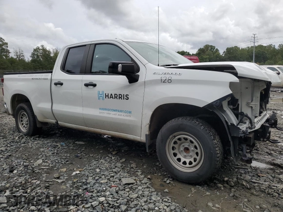 2021 Chevrolet Silverado 1500 Work Truck with VIN 1GCRWAEF1MZ205191, listed as a Copart auction lot 73381534 with 100,739 mi miles and Salvage Title. Bid and sale history available at DreamBid. Image 4.