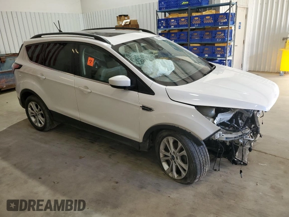 2018 Ford Escape SEL with VIN 1FMCU0HD4JUA01988, listed as a Copart auction lot 48298675 with 111,445 mi miles and Salvage Title. Bid and sale history available at carsss.com. Image 4.