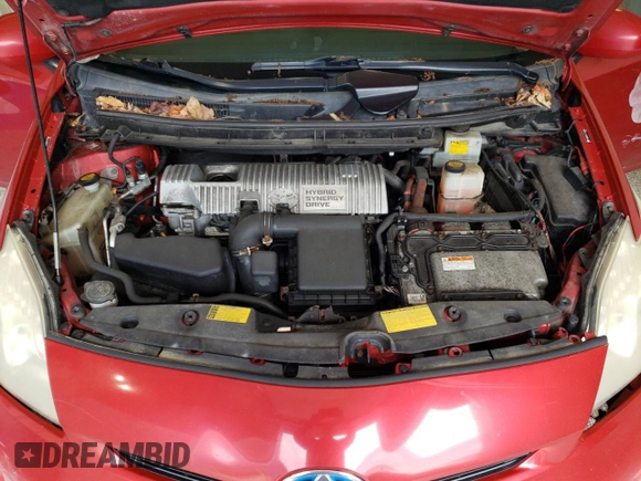 2012 Toyota Prius One with VIN JTDKN3DU7C1591869, listed as a Copart auction lot 55953285 with 382,394 mi miles and Clean Title. Bid and sale history available at DreamBid. Image 11.