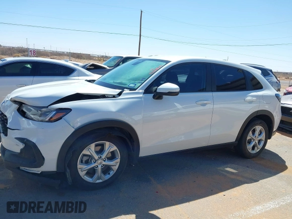 2023 Honda HR-V LX with VIN 3CZRZ1H39PM704930, listed as a IAAI auction lot 41828629 with 45,441 mi miles and . Bid and sale history available at DreamBid. Image 14.