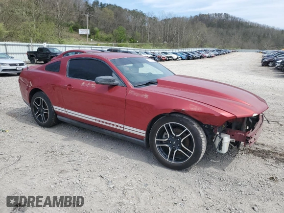 2010 Ford Mustang V6 with VIN 1ZVBP8AN1A5131923, listed as a Copart auction lot 53170985 with 170,449 mi miles and Salvage Title. Bid and sale history available at DreamBid. Image 4.
