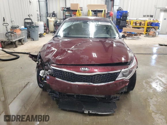 2018 Kia Optima LX with VIN 5XXGT4L33JG226648, listed as a Copart auction lot 44408405 with 78,686 mi miles and Salvage Title. Bid and sale history available at carsss.com. Image 5.