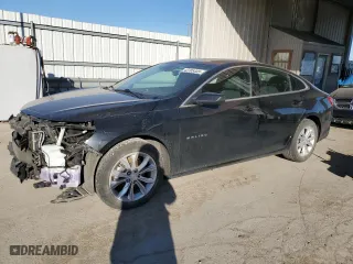 2020 Chevrolet Malibu LT with VIN 1G1ZD5ST4LF141065, listed as a Copart auction lot 42705405 with 91,105 mi miles and Salvage Title. Bid and sale history available at carsss.com. Image 1.