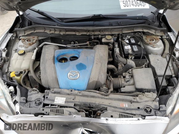 2012 Mazda 3 i Grand Touring with VIN JM1BL1M72C1629254, listed as a Copart auction lot 50743645 with 115,752 mi miles and Salvage Title. Bid and sale history available at DreamBid. Image 11.