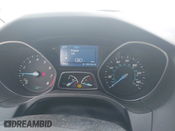 2014 Ford Focus SE with VIN 1FADP3K21EL462169, listed as a IAAI auction lot 42145524 with 100,156 mi miles. Bid and sale history available at carsss.com. Image 7.