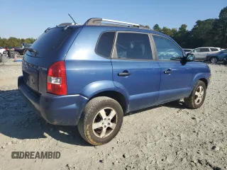 2008 Hyundai Tucson GLS with VIN KM8JM12B98U732348, listed as a Copart auction lot 75002864 with 180,088 mi miles and Salvage Title. Bid and sale history available at carsss.com. Image 3.