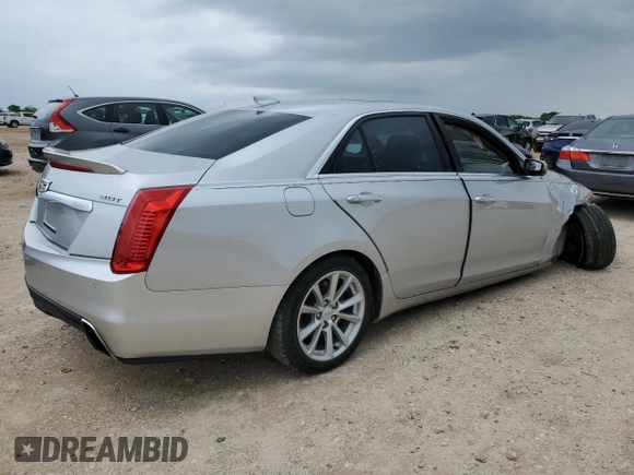 2017 Cadillac CTS RWD with VIN 1G6AP5SX0H0187343, listed as a Copart auction lot 54261215 with 45,812 mi miles and Salvage title. Bid and sale history available at DreamBid. Image 3.