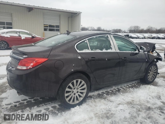 2011 Buick Regal CXL Turbo TO1 with VIN W04GV5EV5B1048859, listed as a Copart auction lot 85644734 with 114,205 mi miles and Non Repairable. Bid and sale history available at carsss.com. Image 3.