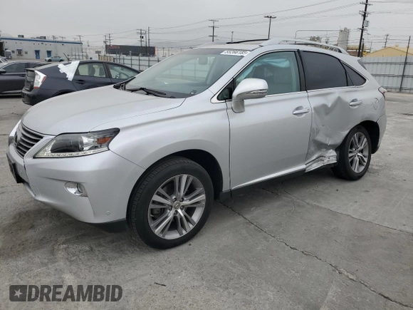2015 Lexus RX 450h with VIN 2T2ZB1BA6FC001449, listed as a Copart auction lot 55266185 with 84,744 mi miles and Salvage title. Bid and sale history available at DreamBid. Image 1.