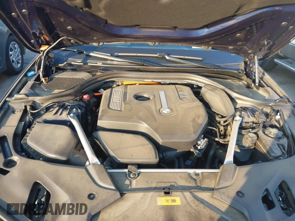 2019 BMW 5 Series 530e with VIN WBAJA9C58KB391755, listed as a IAAI auction lot 42659993 with 56,296 mi miles and . Bid and sale history available at DreamBid. Image 10.