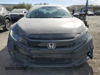 2019 Honda Civic Sport with VIN 19XFC2F81KE007902, listed as a Copart auction lot 44060855 with 69,592 mi miles and Salvage Title. Bid and sale history available at DreamBid. Image 5.