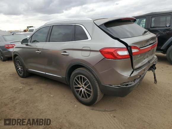 2017 Lincoln MKX Select with VIN 2LMPJ8KPXHBL13541, listed as a Copart auction lot 77139904 with 99,831 mi miles and Salvage Title. Bid and sale history available at carsss.com. Image 2.