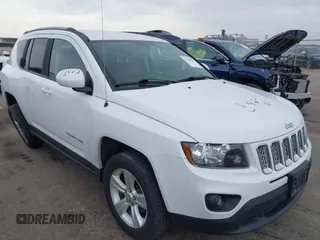 2015 Jeep Compass High Altitude Edition with VIN 1C4NJDEB6FD357687, listed as a IAAI auction lot 41995472 with 91,780 mi miles. Bid and sale history available at carsss.com. Image 1.