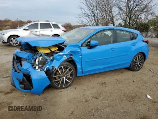 2024 Subaru Impreza Sport with VIN JF1GUAFC9R8234443, listed as a Copart auction lot 81351194 with 7,694 mi miles and Salvage Title. Bid and sale history available at carsss.com. Image 1.