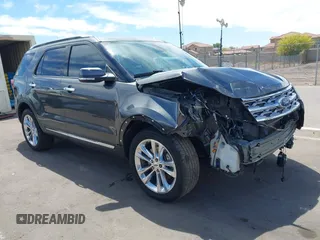 2018 Ford Explorer Limited with VIN 1FM5K8F83JGB56856, listed as a IAAI auction lot 42085347 with 80,454 mi miles and . Bid and sale history available at DreamBid. Image 6.