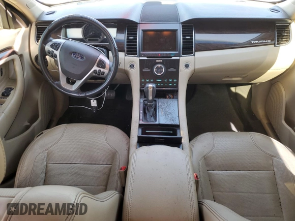 2013 Ford Taurus Limited with VIN 1FAHP2F83DG232957, listed as a Copart auction lot 57865385 with 114,299 mi miles and Salvage title. Bid and sale history available at DreamBid. Image 8.