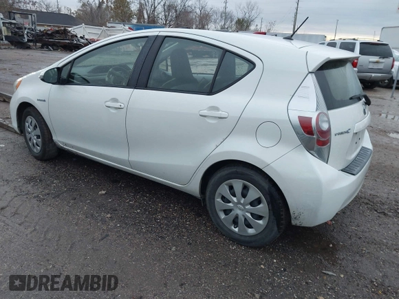 2014 Toyota Prius One with VIN JTDKDTB32E1084491, listed as a IAAI auction lot 41293744 with 132,110 mi miles and . Bid and sale history available at DreamBid. Image 3.