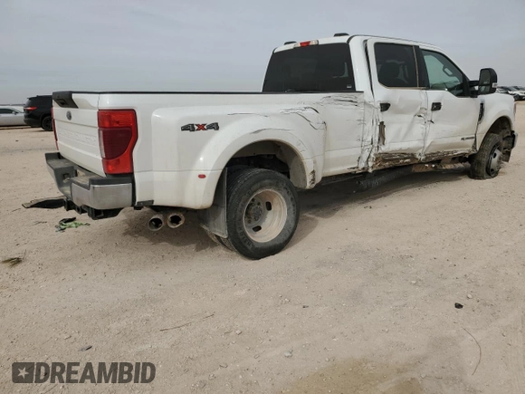 2022 Ford F-350 XL with VIN 1FT8W3DTXNEF30154, listed as a Copart auction lot 53496605 with 68,865 mi miles and Salvage Title. Bid and sale history available at DreamBid. Image 3.
