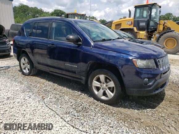 2015 Jeep Compass Sport with VIN 1C4NJCBB7FD110676, listed as a Copart auction lot 58674814 with 165,348 mi miles and Salvage Title. Bid and sale history available at carsss.com. Image 4.