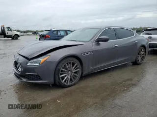 2019 Maserati Quattroporte S GranLusso z VIN ZAM56YPL0K1326229, wystawiony jako Copart lot #49765644 z przebiegiem 43 159 mil mil oraz Szkody całkowita. Historia ofert i sprzedaży dostępna na DreamBid. Obrazek 1.