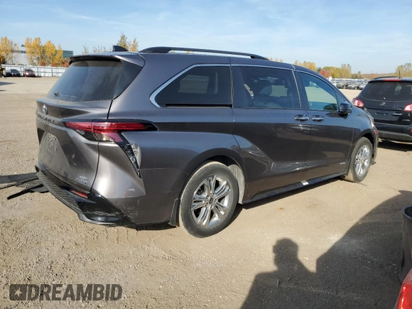 2021 Toyota Sienna XLE with VIN 5TDGSKFC6MS037515, listed as a Copart auction lot 77397944 with 71,034 mi miles and Clean Title. Bid and sale history available at carsss.com. Image 3.