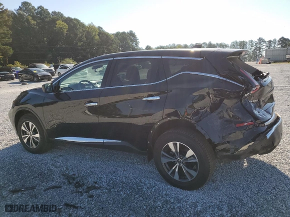 2023 Nissan Murano S with VIN 5N1AZ2AJXPC141398, listed as a Copart auction lot 74748104 with 17,617 mi miles and Salvage Title. Bid and sale history available at carsss.com. Image 2.