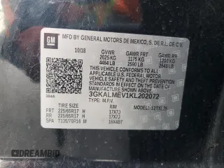 2019 GMC Terrain SLE with VIN 3GKALMEV1KL202072, listed as a Copart auction lot 43186445 with 127,837 mi miles and Clean Title. Bid and sale history available at DreamBid. Image 13.