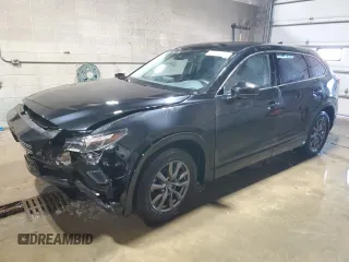2020 Mazda CX-9 Touring with VIN JM3TCBCY9L0404816, listed as a Copart auction lot 45633915 with 77,077 mi miles and Salvage Title. Bid and sale history available at carsss.com. Image 1.