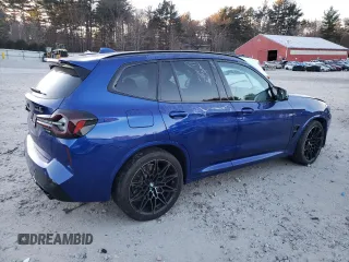 2024 BMW X3 M with VIN 5YM13EC0XR9W08046, listed as a Copart auction lot 86981974 with 8,178 mi miles and Salvage Title. Bid and sale history available at carsss.com. Image 3.