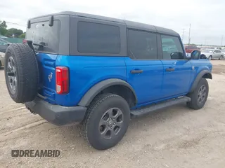 2021 Ford Bronco with VIN 1FMDE5BH7MLA94882, listed as a IAAI auction lot 42354955 with 32,837 mi miles and . Bid and sale history available at DreamBid. Image 4.