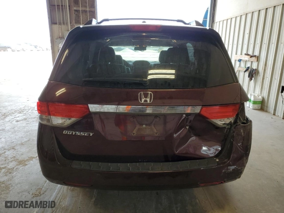 2014 Honda Odyssey EX-L with VIN 5FNRL5H68EB097977, listed as a Copart auction lot 48779305 with NaN miles and Salvage Title. Bid and sale history available at carsss.com. Image 6.