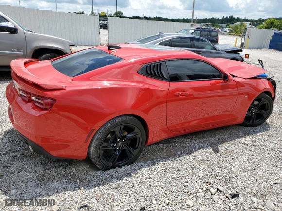 2021 Chevrolet Camaro 2LT with VIN 1G1FD1RS7M0140912, listed as a Copart auction lot 65641374 with 27,966 mi miles and Salvage Title. Bid and sale history available at carsss.com. Image 3.