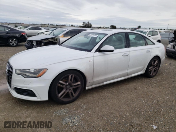 2015 Audi A6 Premium Plus with VIN WAUFMAFC1FN031918, listed as a Copart auction lot 45071394 with 115,705 mi miles and . Bid and sale history available at DreamBid. Image 1.