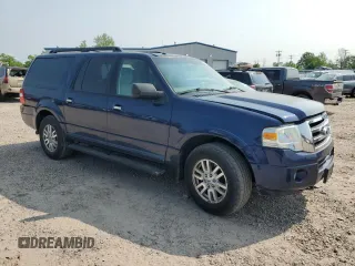 2011 Ford Expedition Max XLT with VIN 1FMJK1J56BEF30053, listed as a Copart auction lot 59541665 with 184,885 mi miles and Salvage title. Bid and sale history available at DreamBid. Image 4.