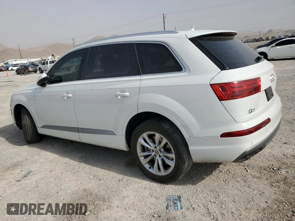 2018 Audi Q7 Premium z VIN WA1AAAF73JD050147, wystawiony jako Copart lot #59269483 z przebiegiem 83 853 mil mil oraz . Historia ofert i sprzedaży dostępna na DreamBid. Obrazek 2.