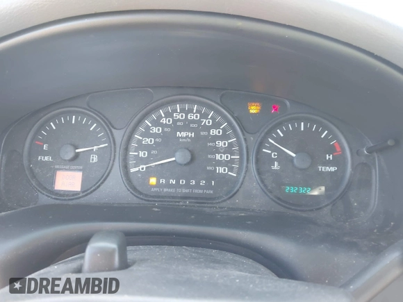 2003 Chevrolet Venture Warner Bros 1SE z VIN 1GNDX13EX3D201368, wystawiony jako IAAI lot #41968041 z przebiegiem 232 322 mil mil oraz . Historia ofert i sprzedaży dostępna na DreamBid. Obrazek 7.