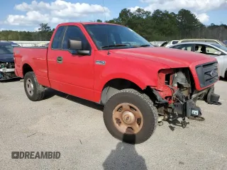 2005 Ford F-150 XL with VIN 1FTRF14W05NB33328, listed as a Copart auction lot 51165025 with 166,137 mi miles and Salvage Title. Bid and sale history available at carsss.com. Image 4.